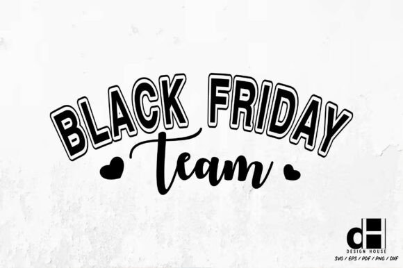 Black Friday Team SVG PNG
