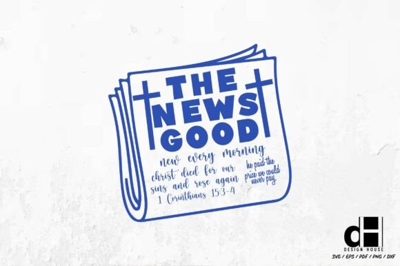 Christian Hand-drawn Newspaper SVG PNG
