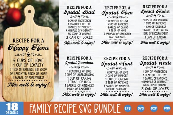 Family Recipe SVG Bundle Review