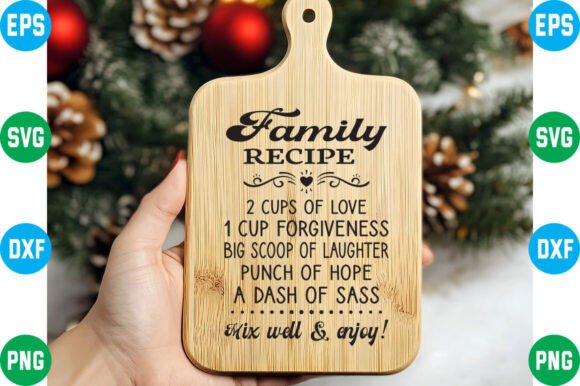 Family Recipe SVG Review