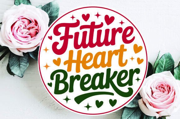 Future Heart Breaker Round SVG
