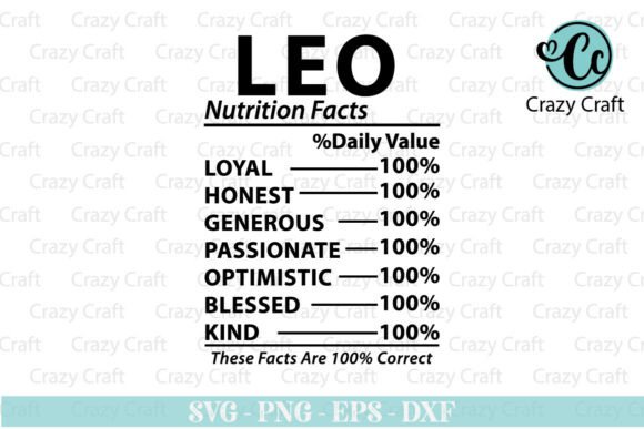 Leo Svg, Nutrition Facts, and More