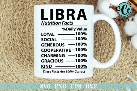 Libra Svg, Libra Nutrition Facts Svg