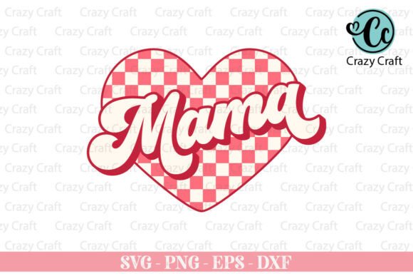 Mama Valentine SVG, Kids Valentine Svg