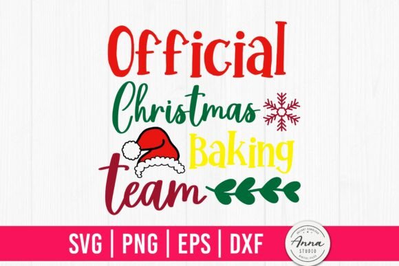 Official Christmas Baking Team SVG