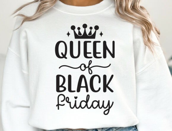 Queen of Black Friday SVG