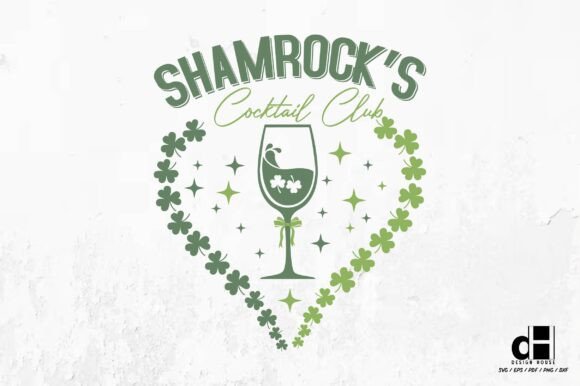 St.Patrick’s Day Cocktail Club SVG PNG