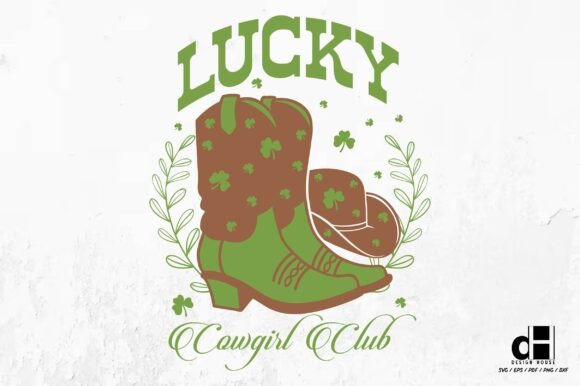 St.Patrick’s Day Cowgirl SVG