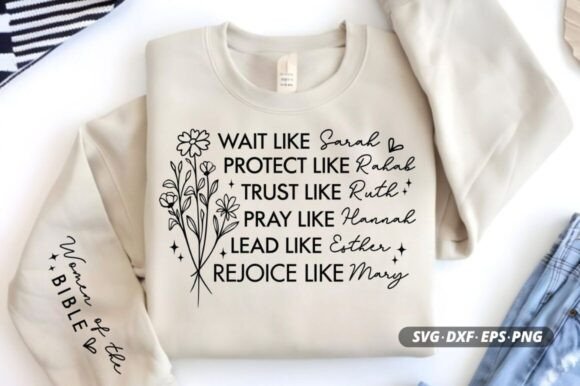 Women of the Bible, Sleeve Svg